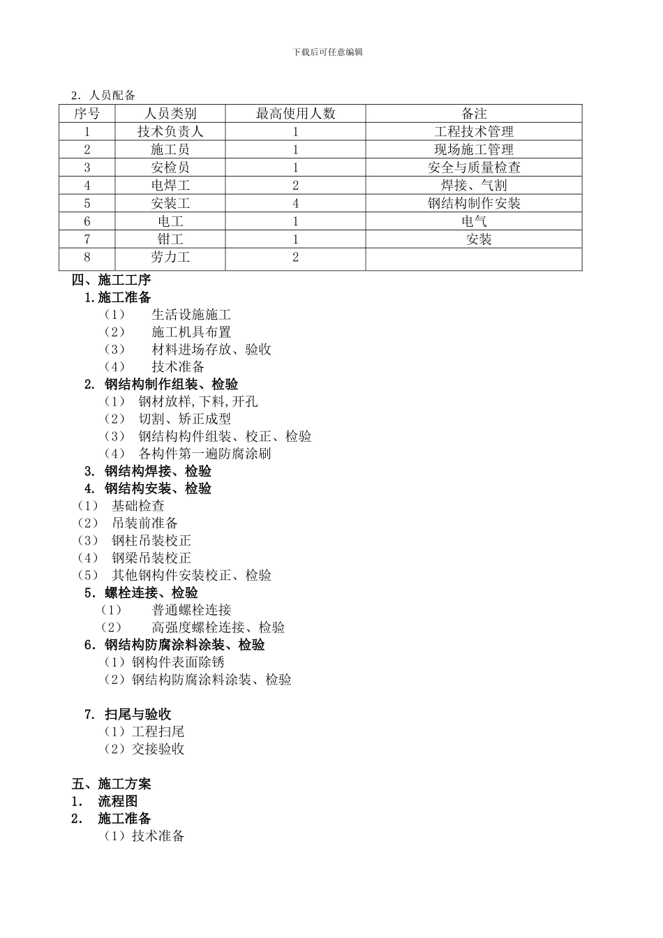 电梯钢结构施工方案_第3页