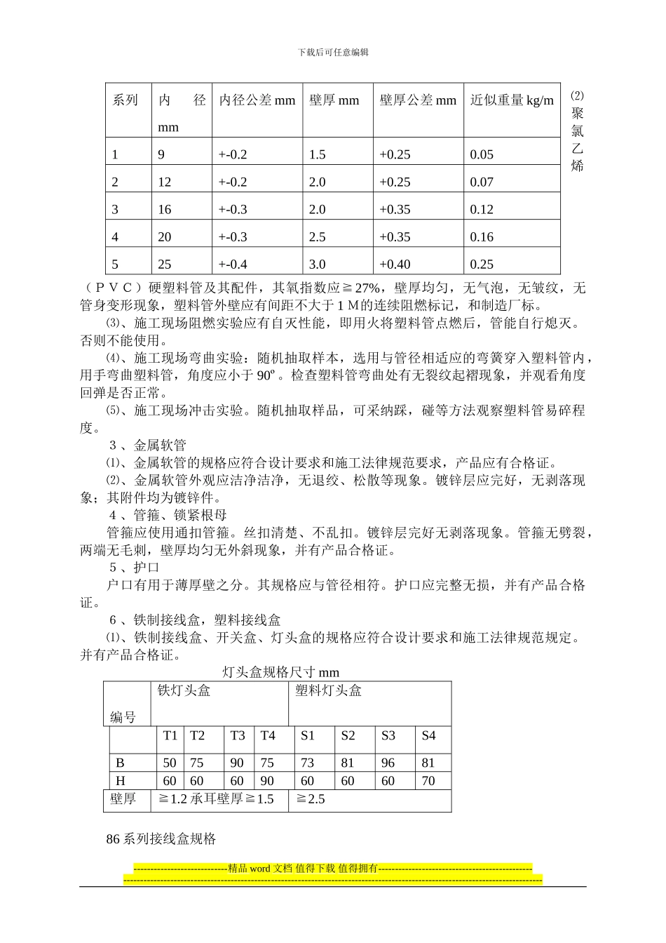 电气安装工程作业指导书-secret_第2页