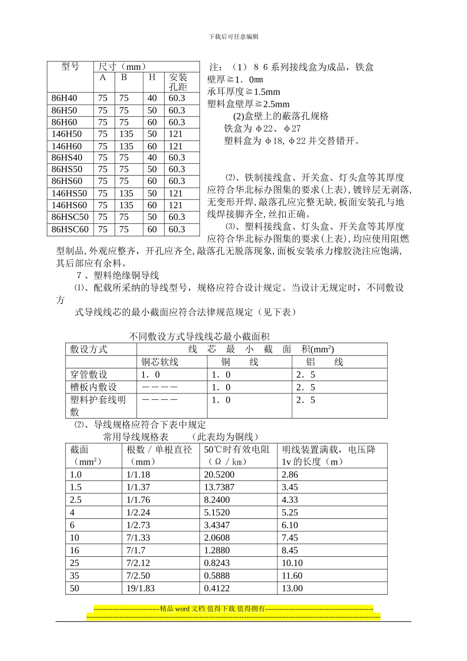 电气安装工程作业指导书-secret_第3页