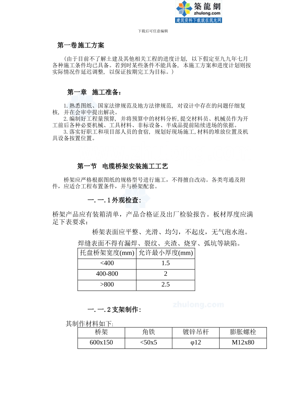 电气施工组织设计-secret_第3页