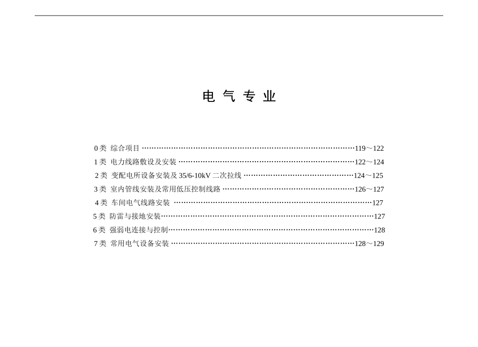 电气标准图集一览表_第1页