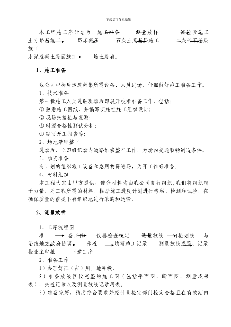 皂河防汛道路施工管理工作报告_第3页