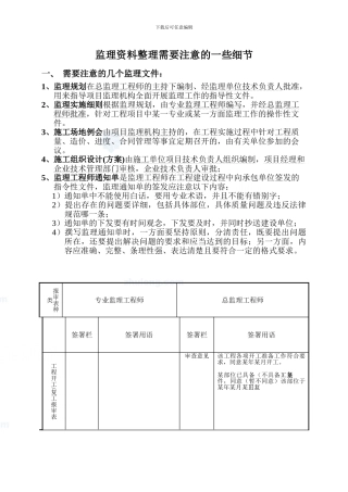 监理规范用语统一规定
