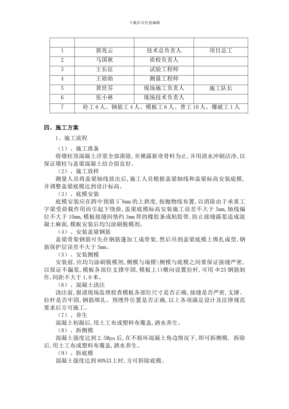 盖梁施工方案_第2页