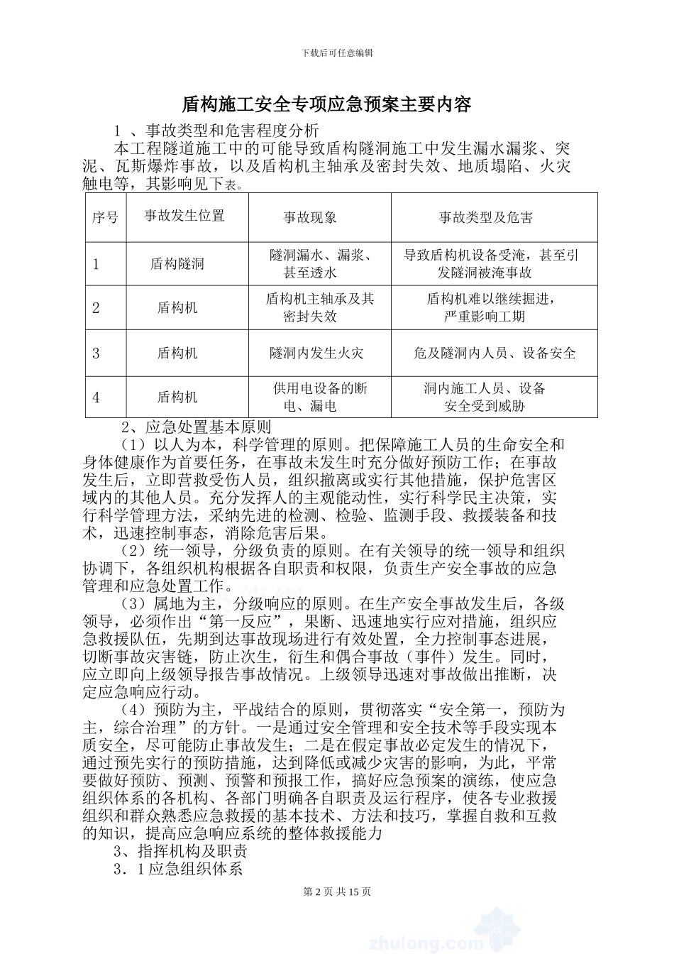 盾构施工应急预案_第2页