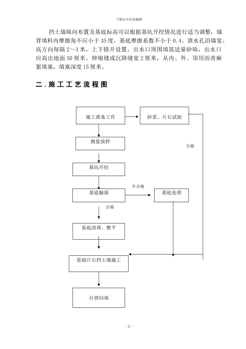 砌体挡土墙施工方案_第3页