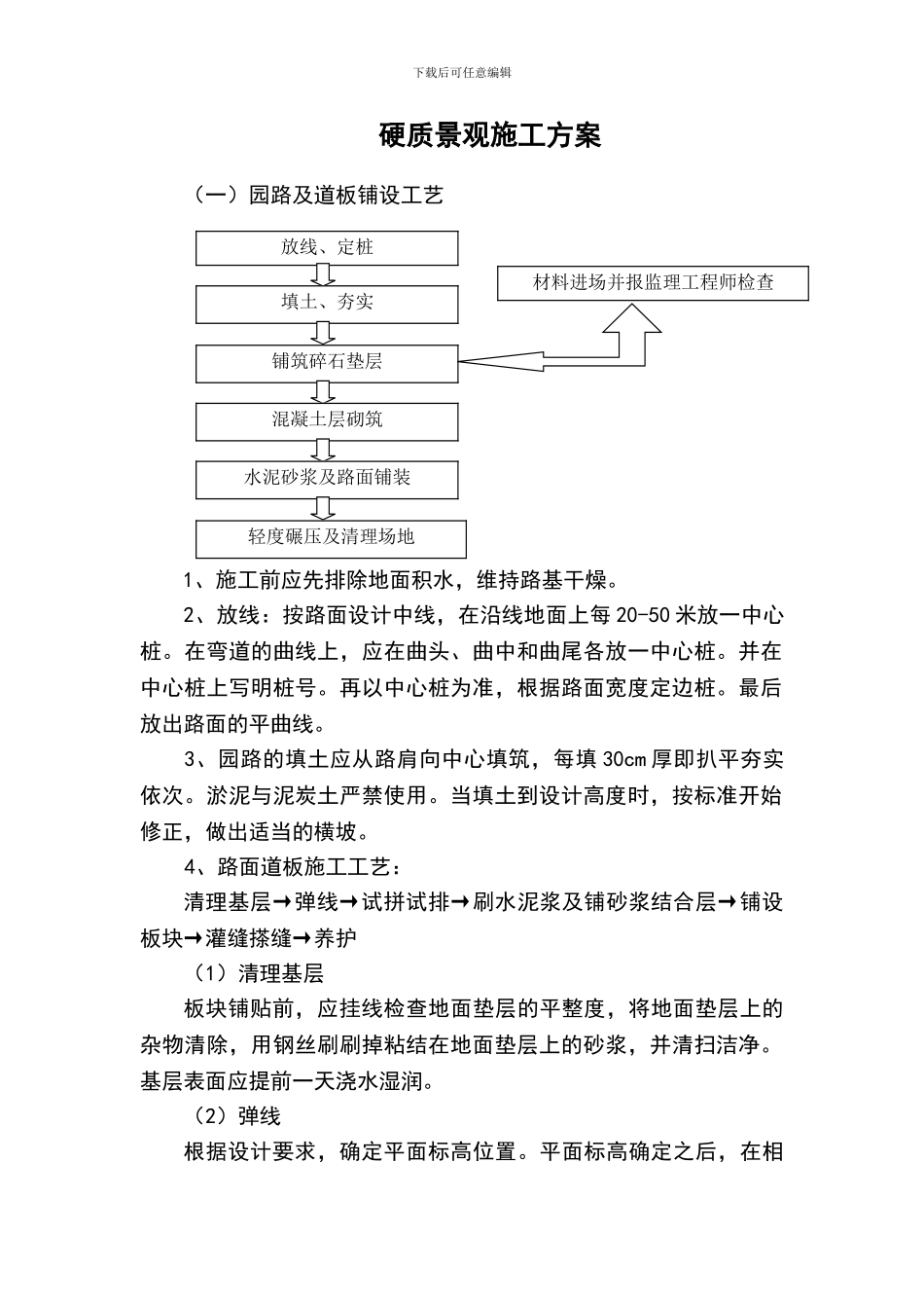 硬质景观施工方案_第1页