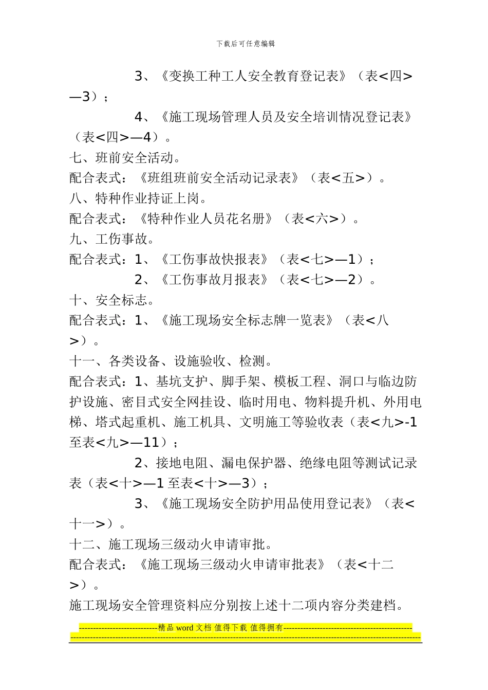 福建省建筑施工现场安全管理资料编写指南_第3页
