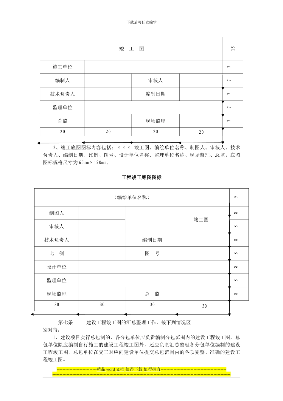 福建省建设厅关于印发《福建省建设工程竣工图编制办法》的通知_第2页