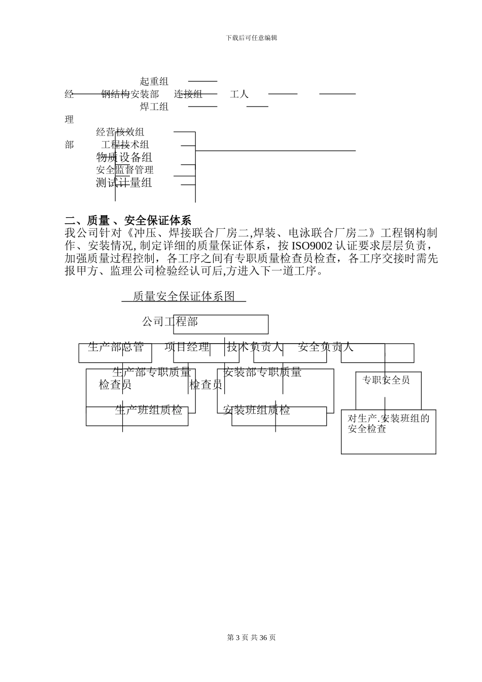 福迪汽车钢构施工方案_第3页