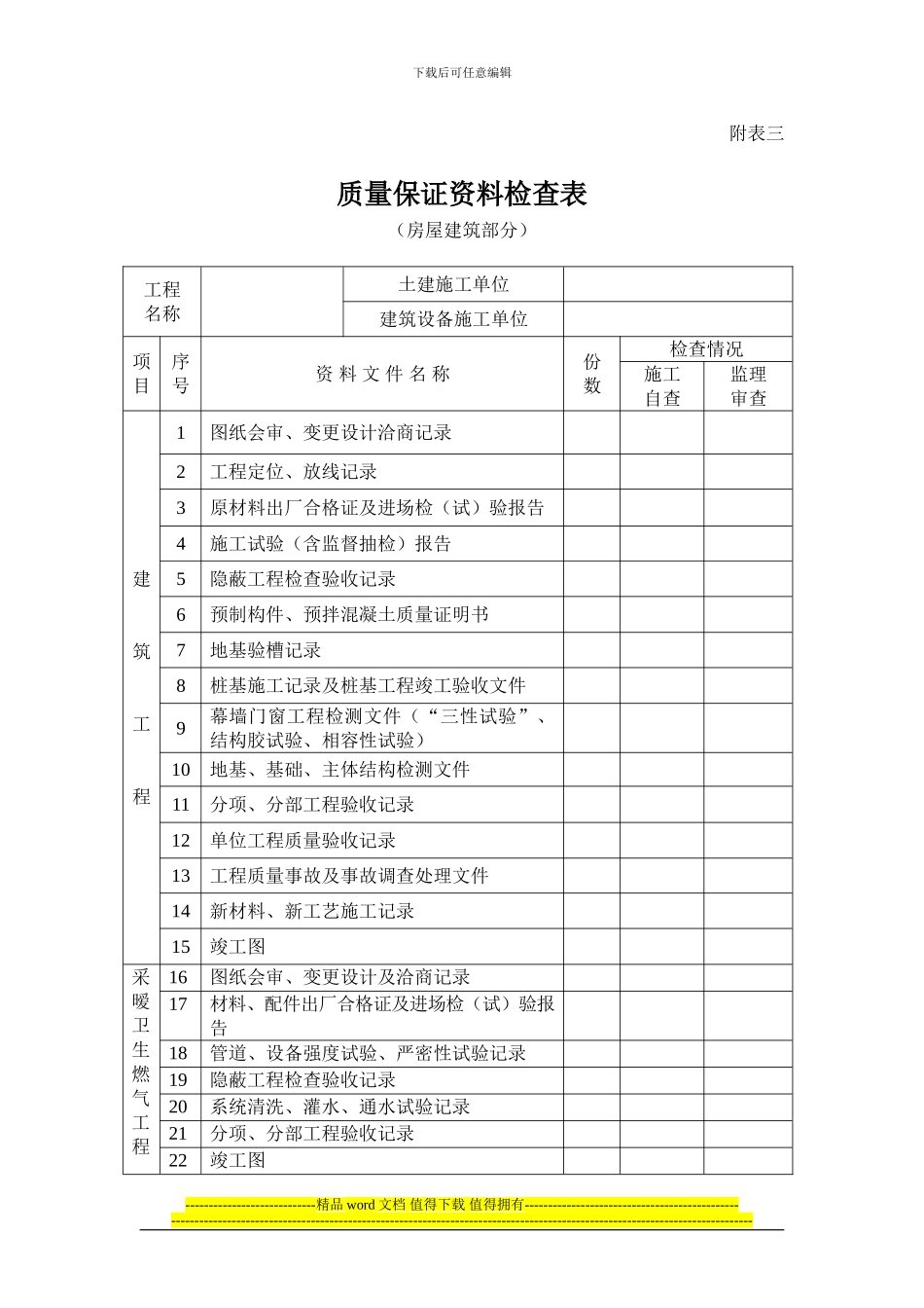 竣工验收资料表_第3页