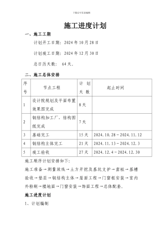 第-六-章--施工进度计划
