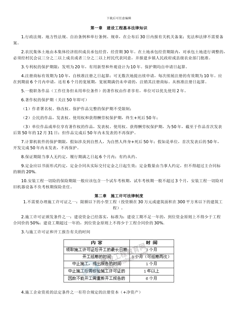 第一章建设工程基本法律知识_第1页