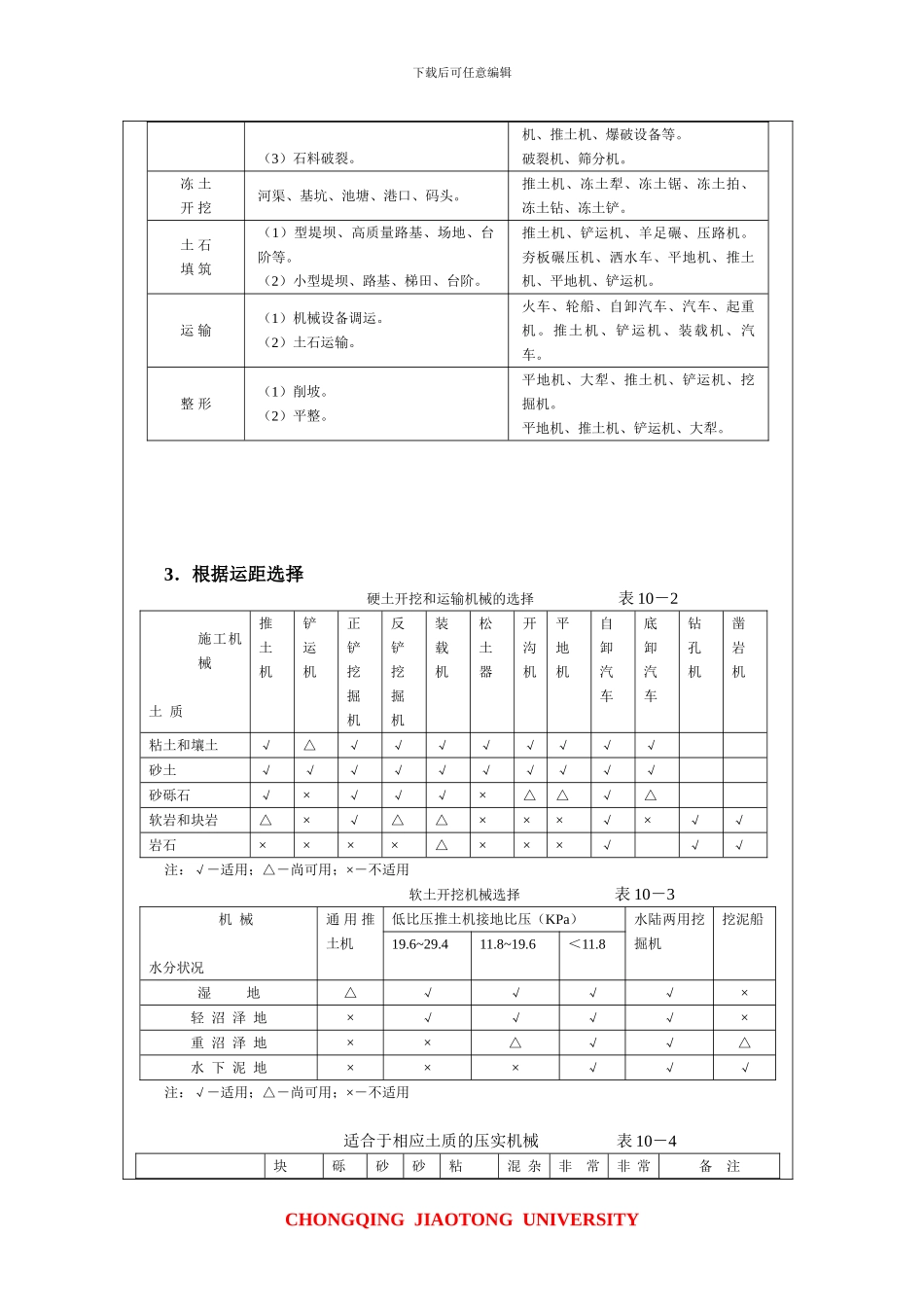 第十章施工机械选择与机械化施工方案_第3页