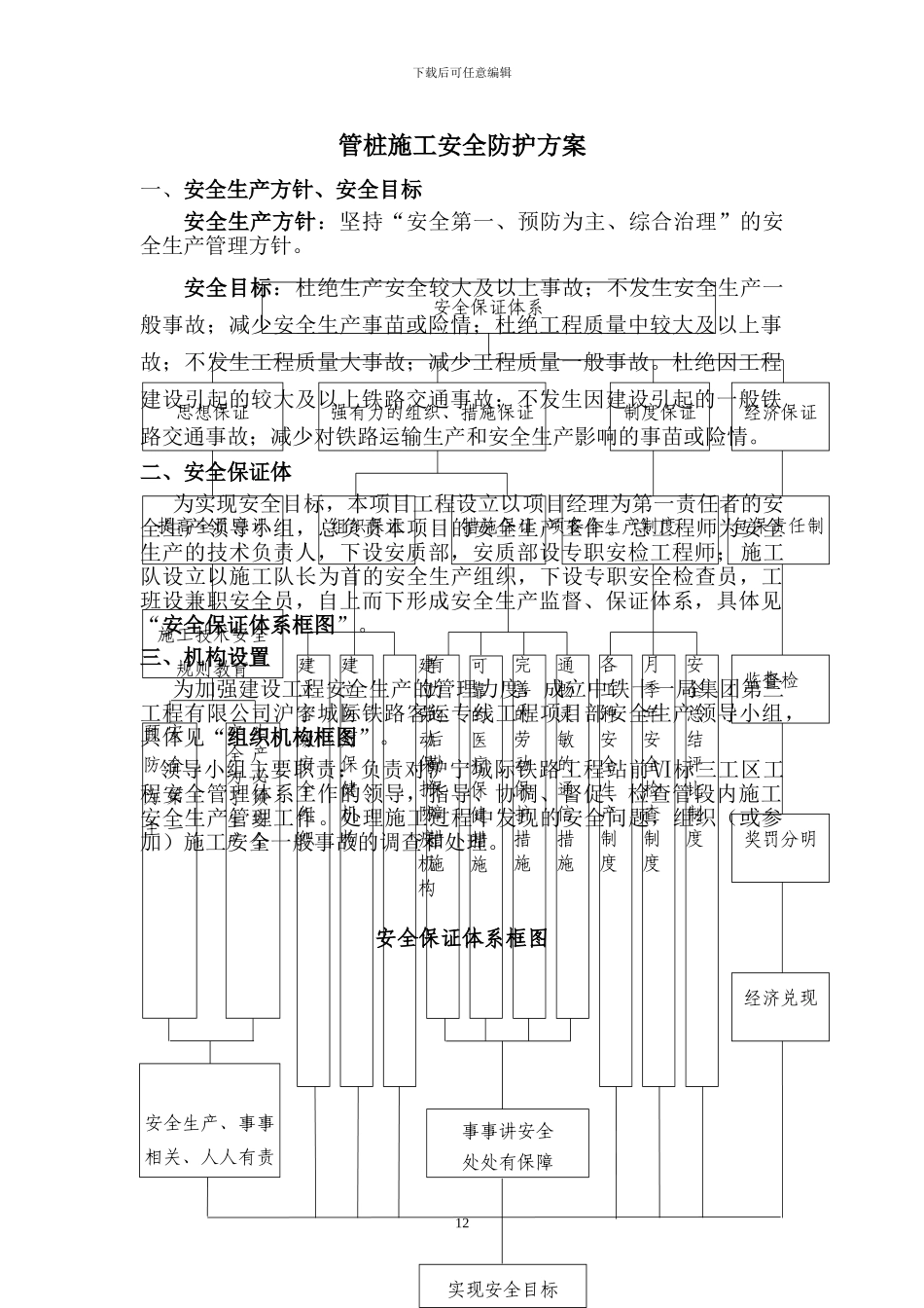 管桩施工安全防护方案_第1页