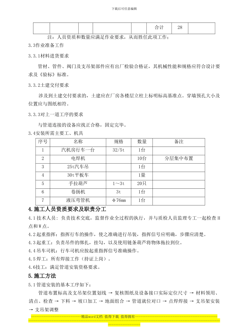 管道及系统施工作业指导书_第2页