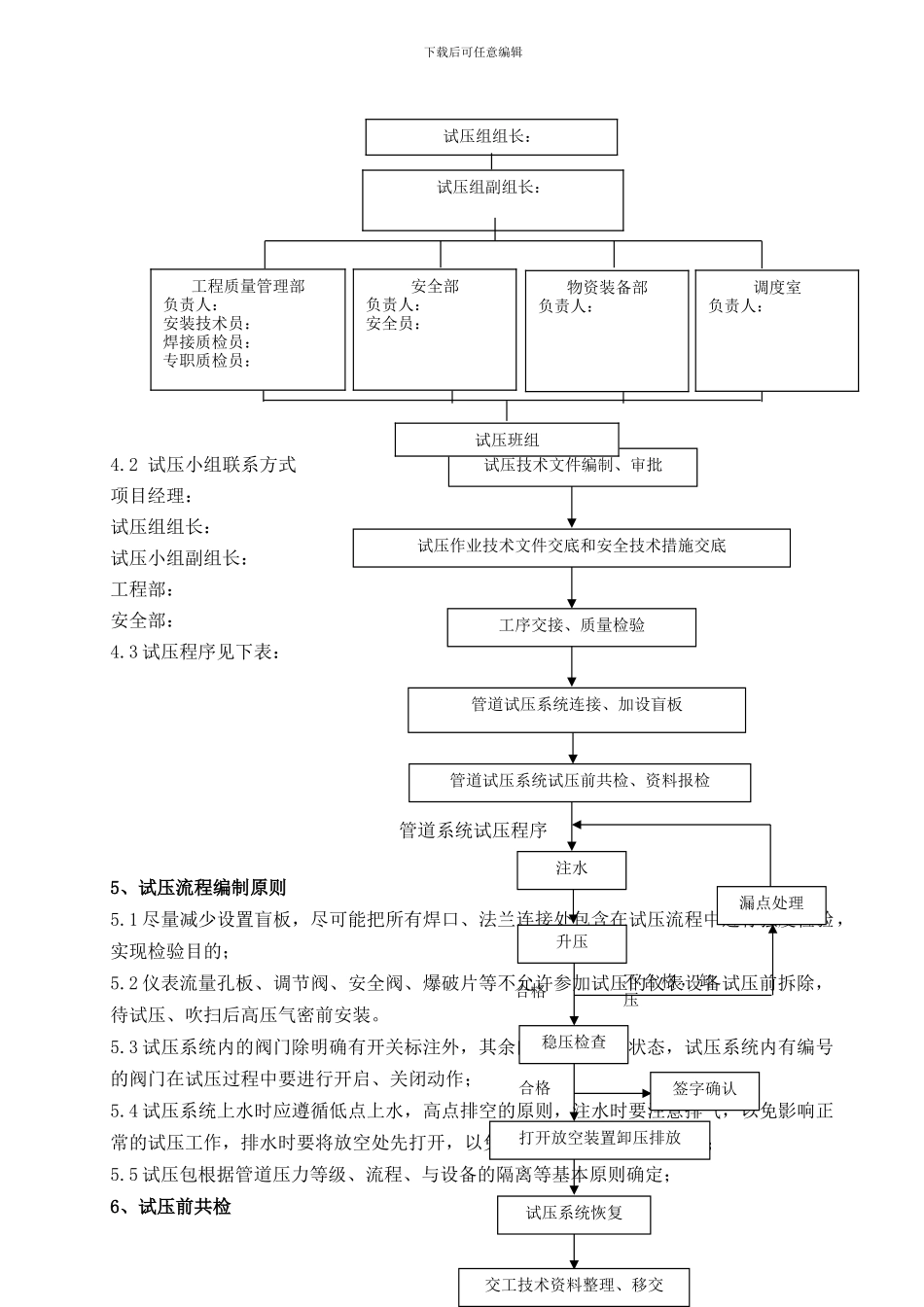 管道试压施工方案_第3页