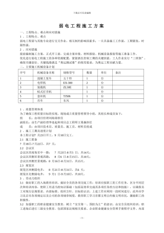 经典弱电施工方案