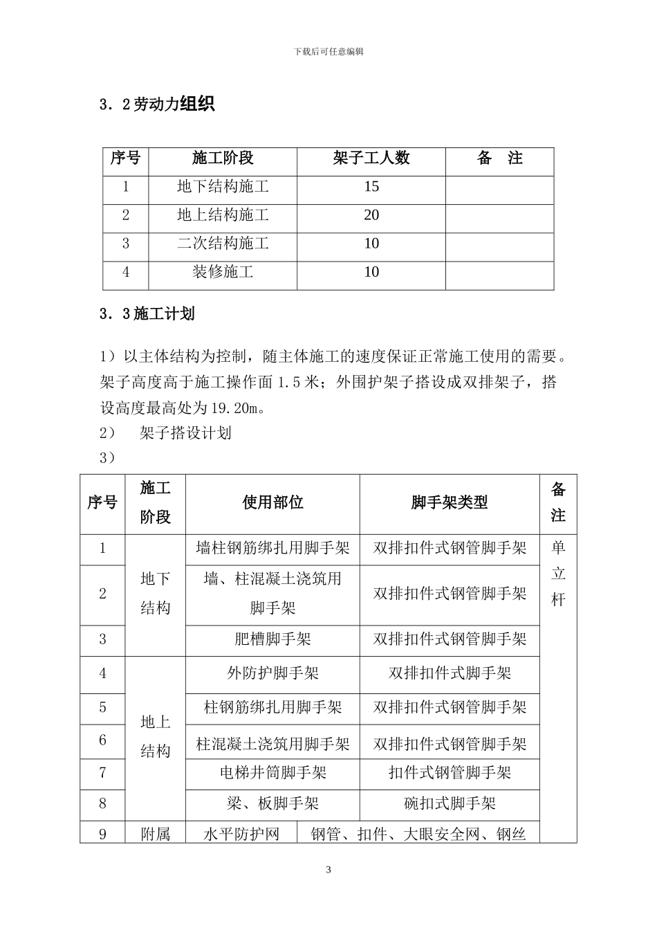 综合楼脚手架施工方案_第3页
