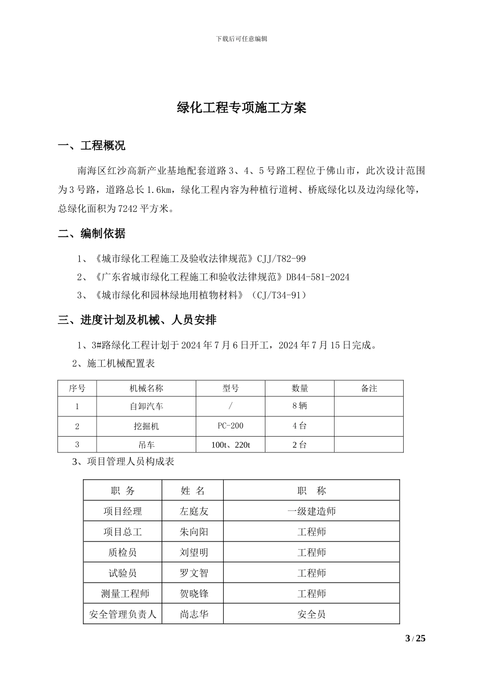 绿化工程专项施工方案_第3页