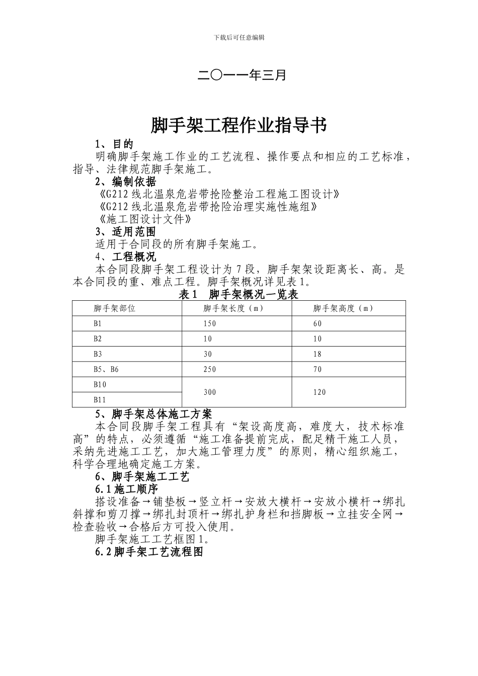 脚手架工程作业指导书_第2页