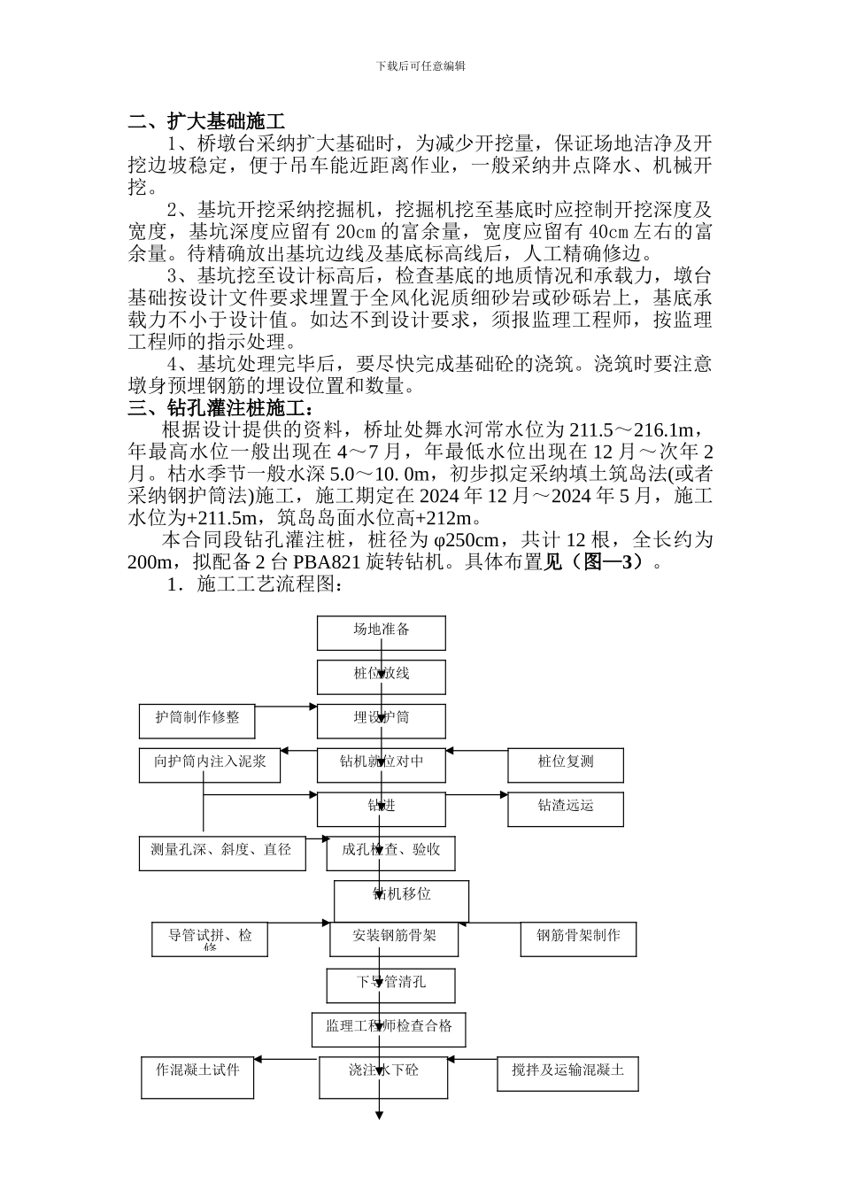 舞水河大桥梁施工方案_第3页