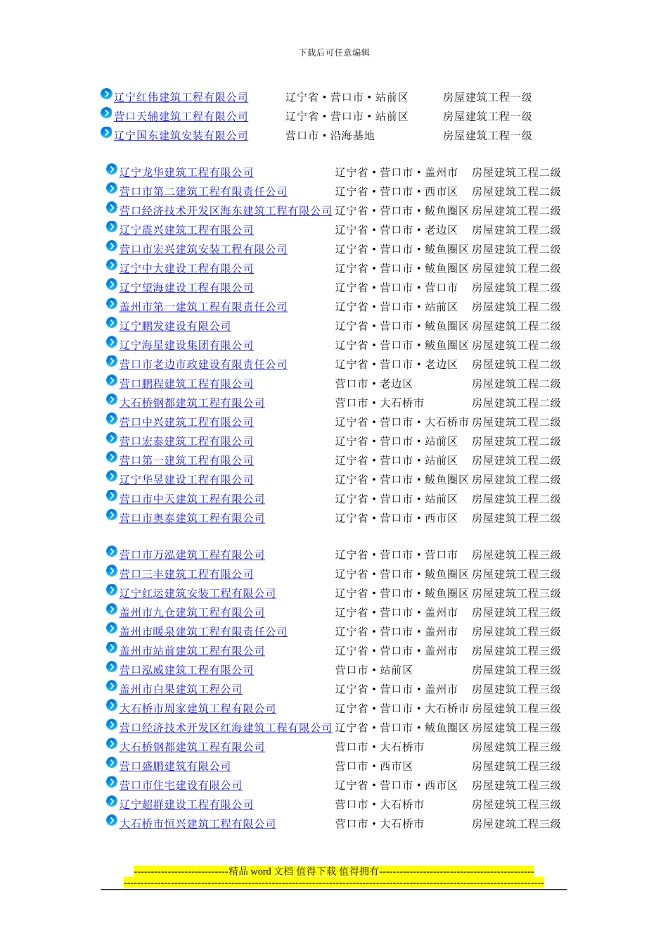营口施工总承包企业_第1页