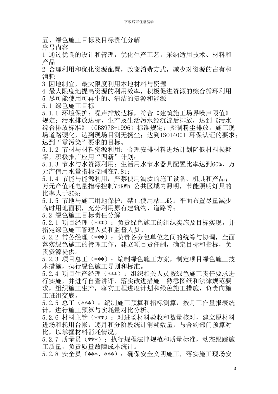 装饰绿色施工方案_第3页