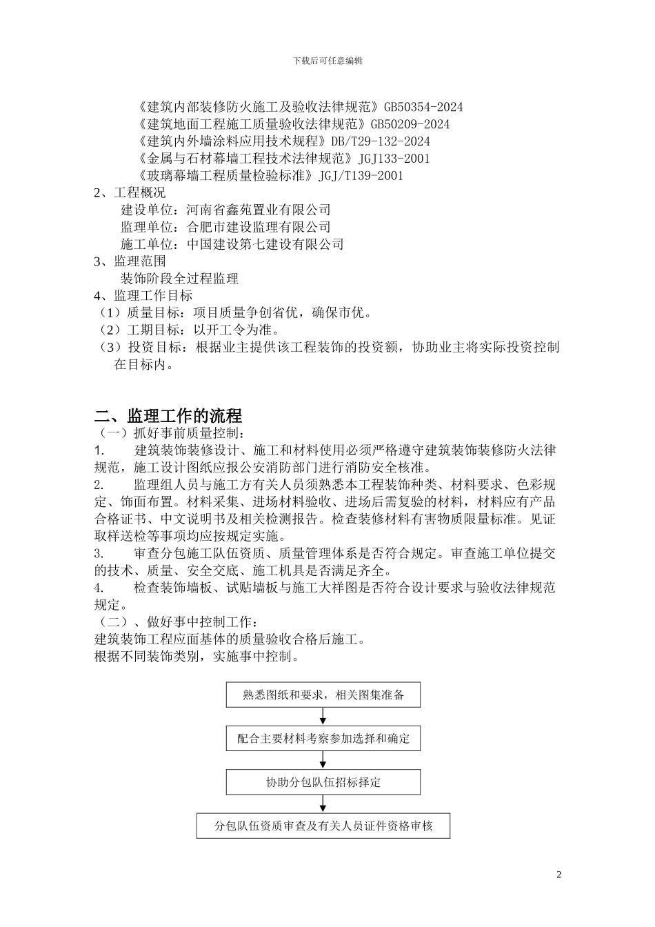 装饰装修工程监理细则()_第2页