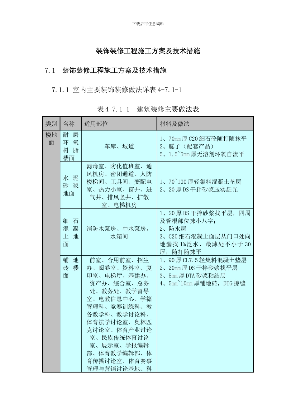 装饰装修施工方案_第1页