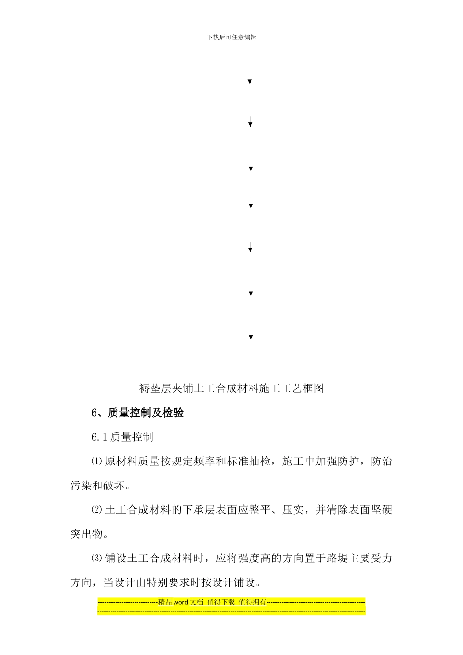 褥垫层夹铺土工合成材料施工作业指导书_第3页