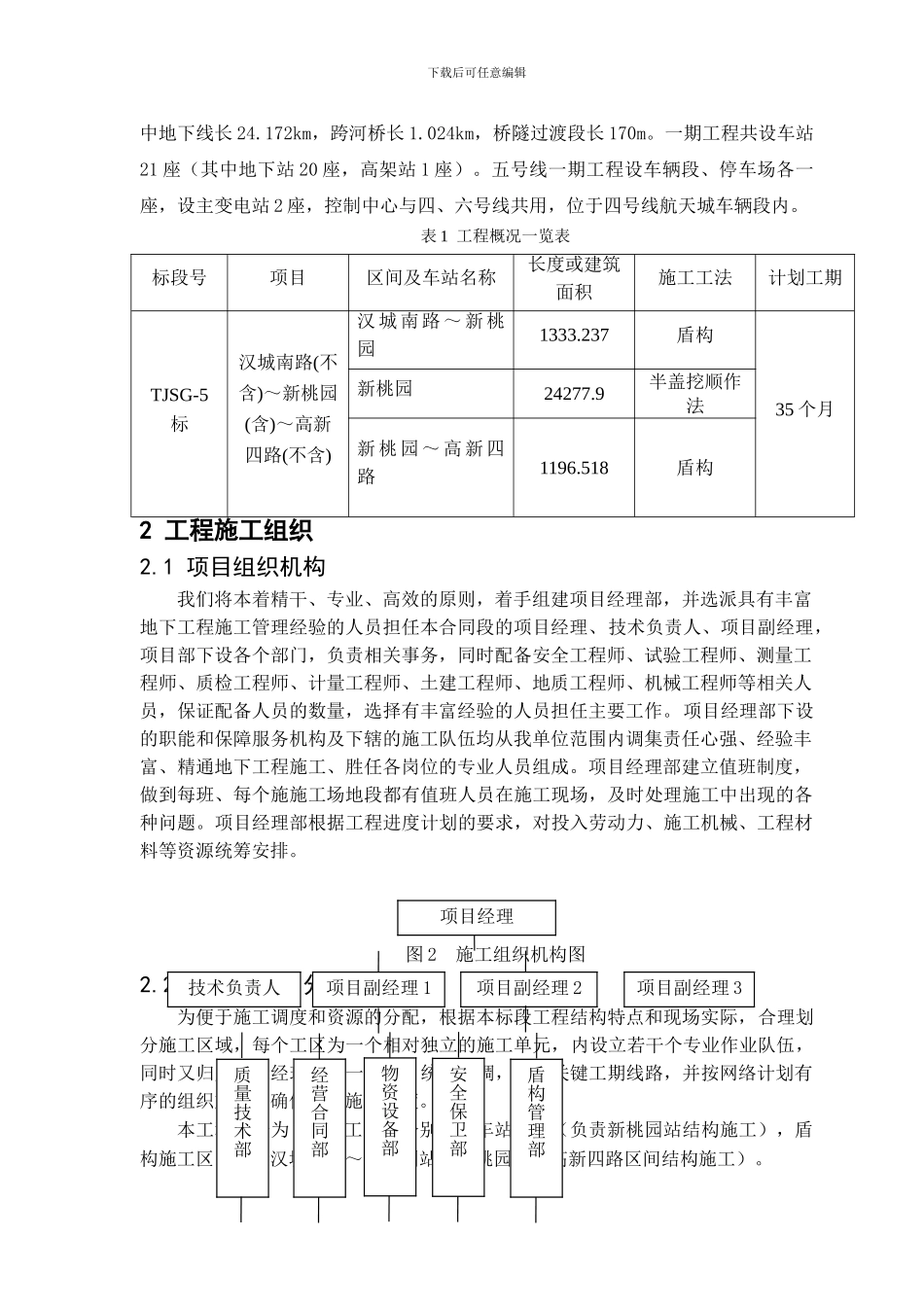 西安市地铁五号线一期工程5标8标施工方案_第2页