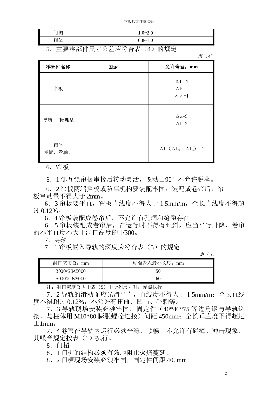 贵阳站房工程——防火卷帘安装施工方案_第3页