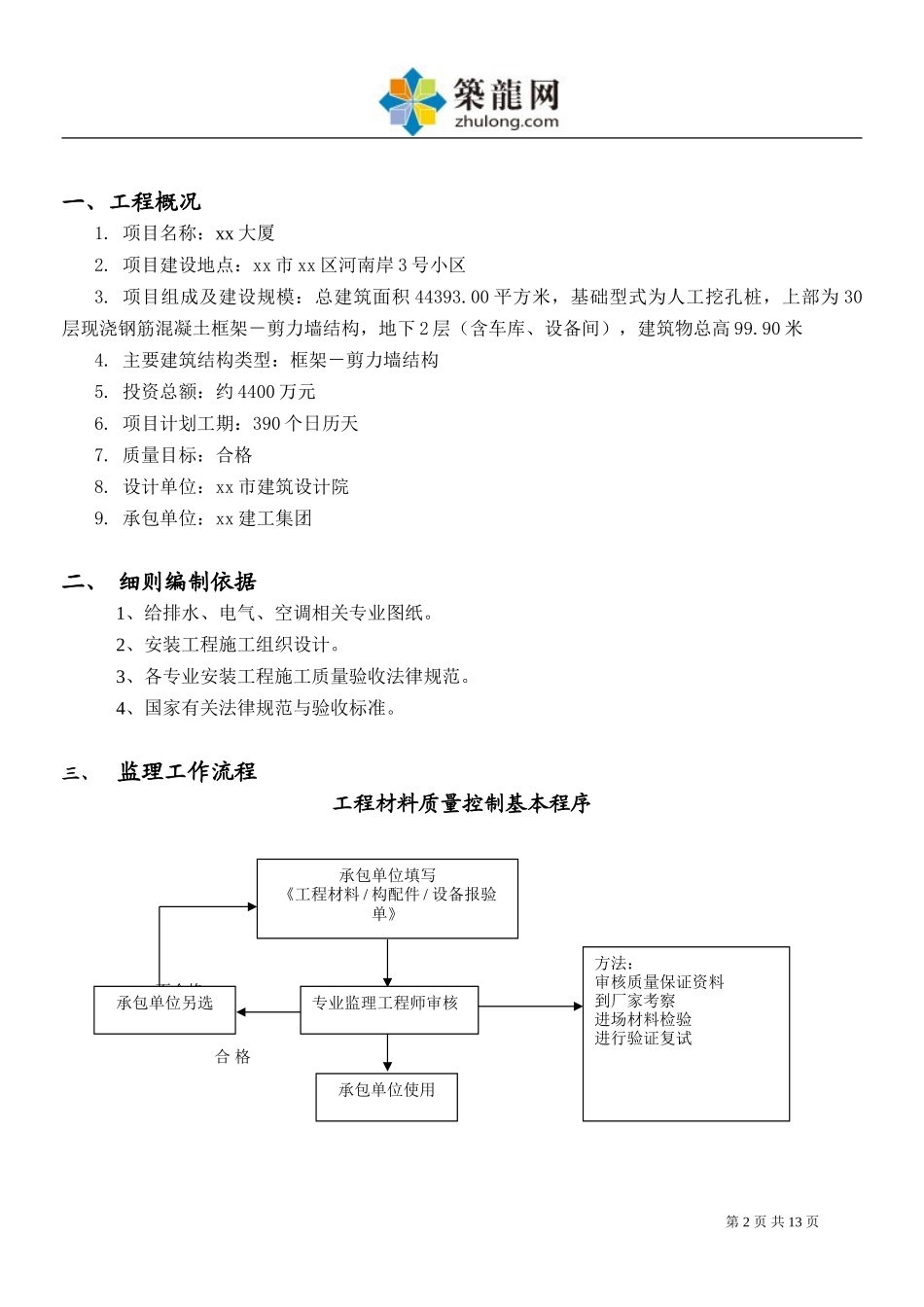 超高层办公楼工程监理实施细则_第2页