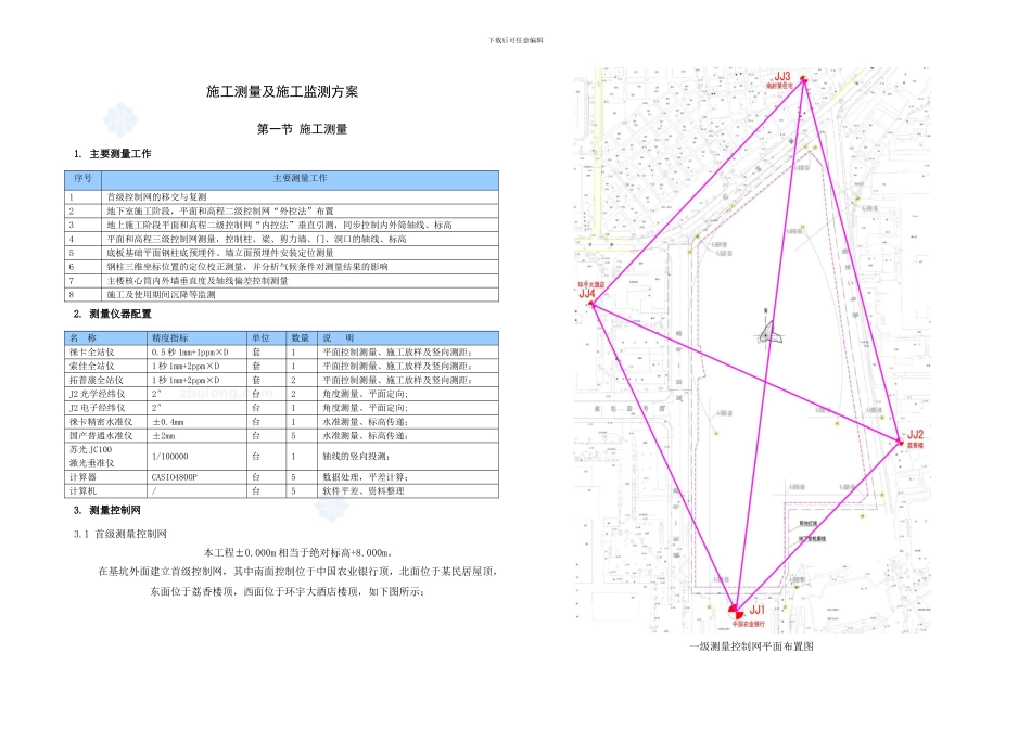 超高层工程施工测量方案0_第2页