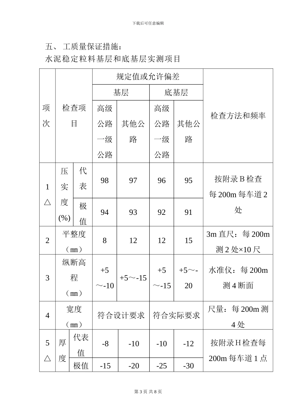 路基上路床二灰砂砾试验路段施工技术方案_第3页