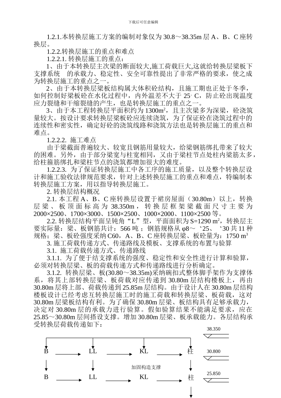 转换层施工方案_第2页