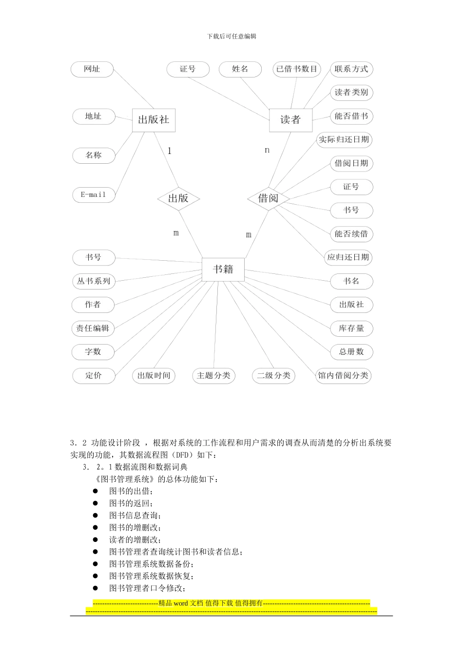 软件工程-图书管理系统-需求规格说明书_第3页