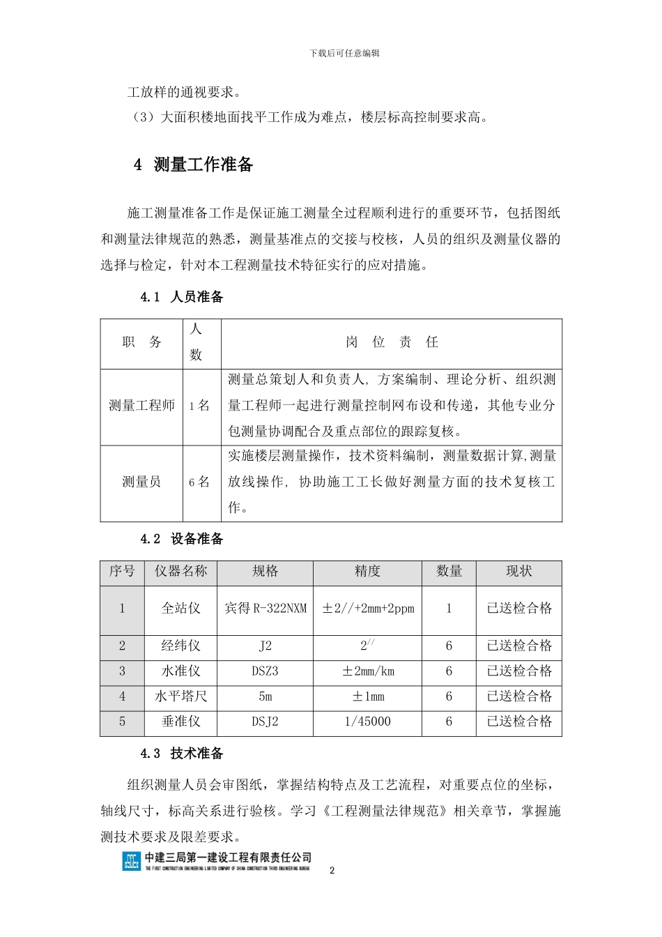 轻纺城测量施工方案_第2页