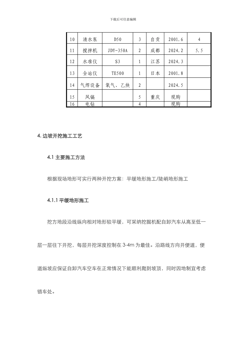 边坡锚杆框架梁施工方案_第2页