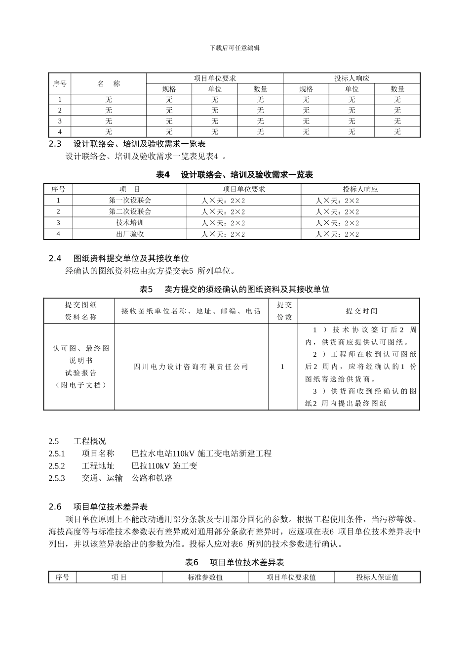 达维110千伏施工变电能量计量采集终端专用技术规范2_第3页