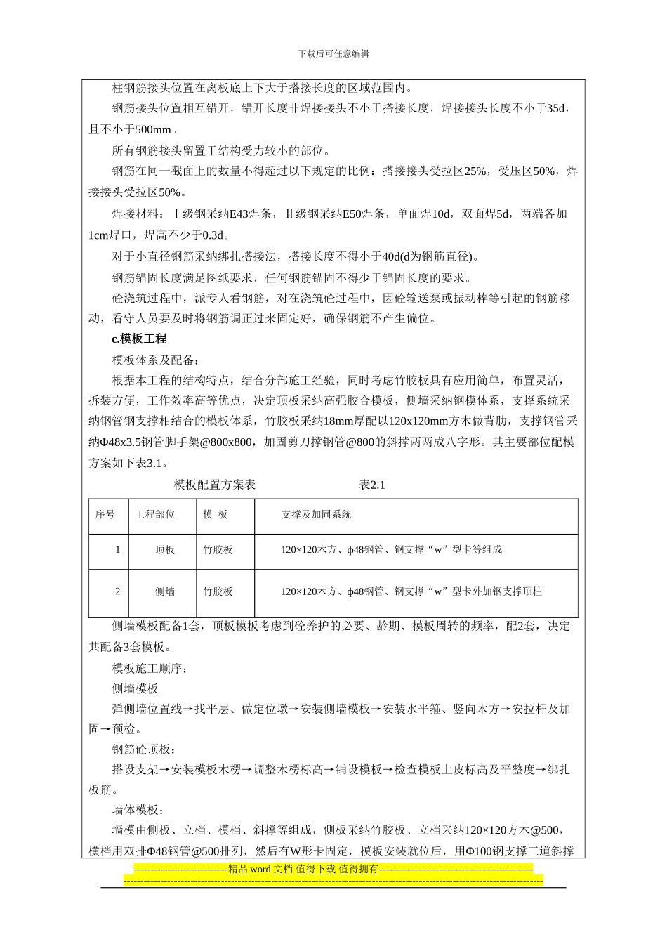过水涵洞施工技术交底_第3页