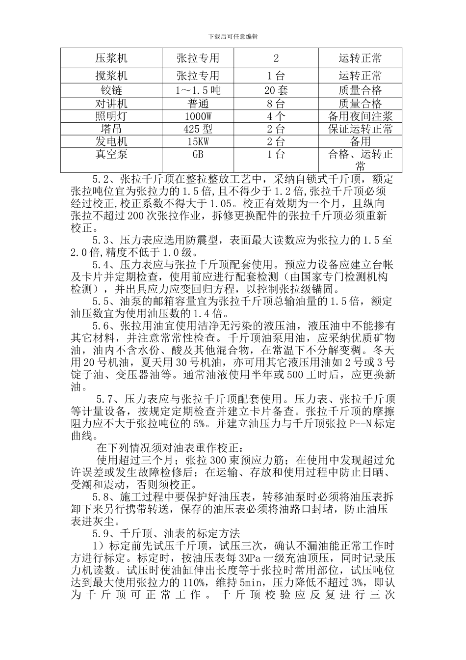 连续梁预应力施工作业指导书_第3页