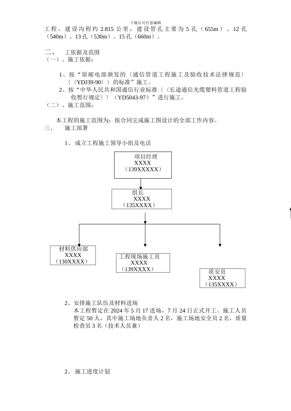 通信管道施工组织设计方案_第3页
