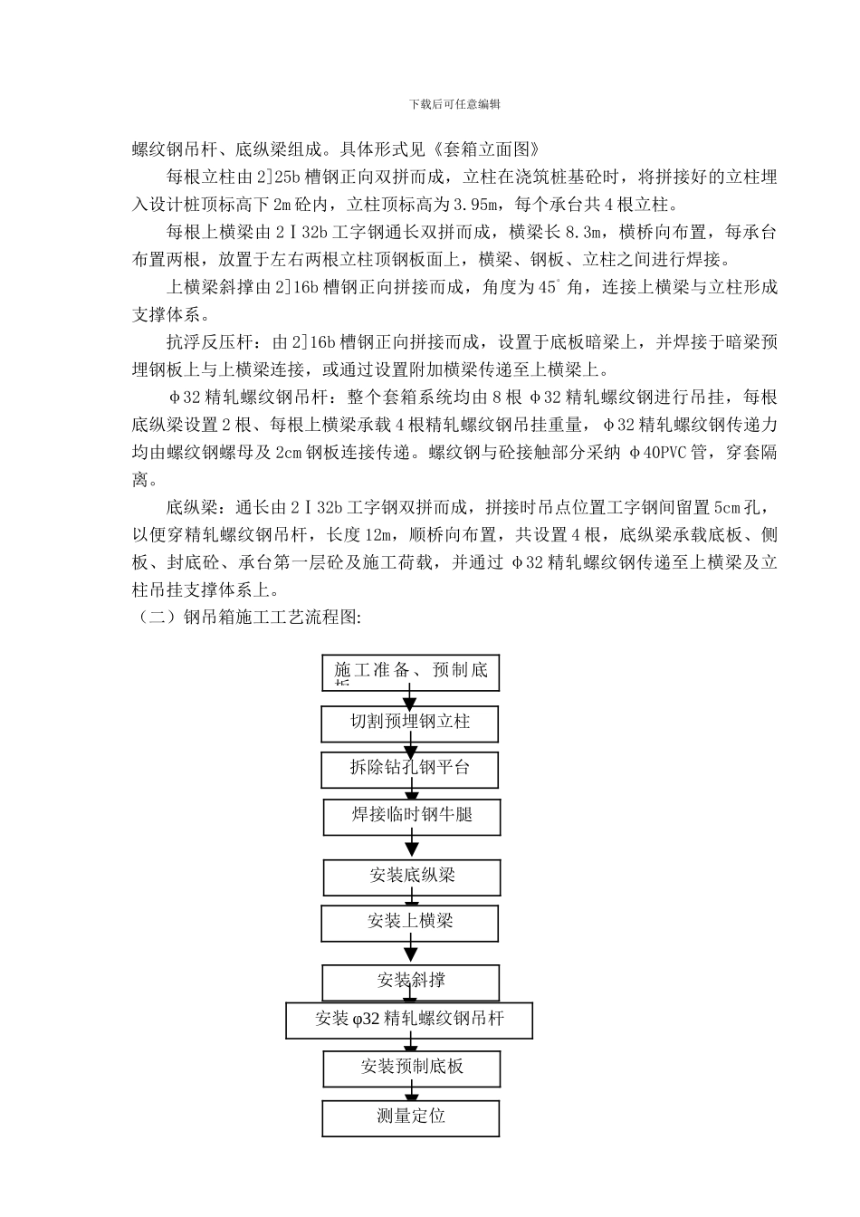 钢吊箱围堰施工方案_第2页