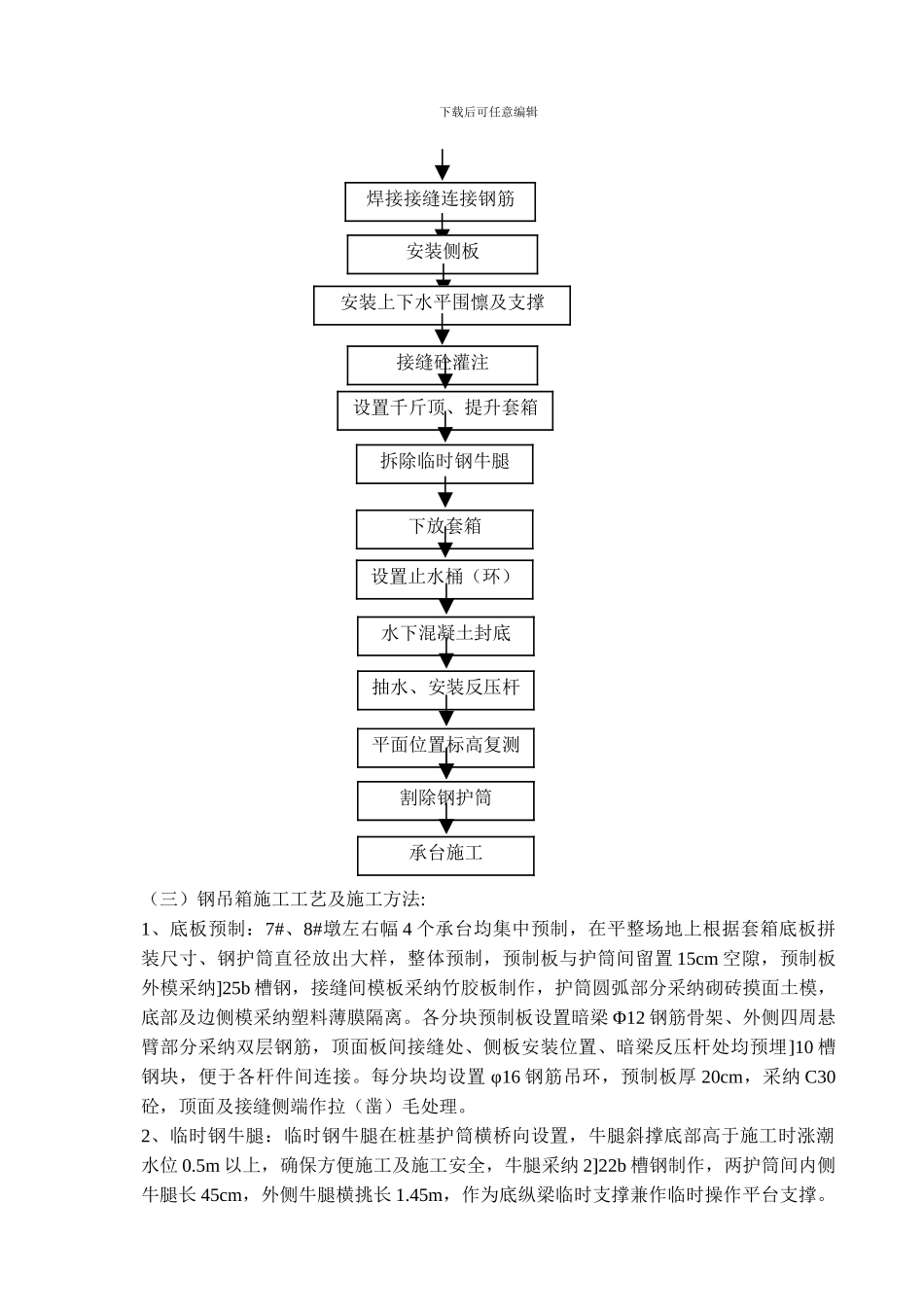 钢吊箱围堰施工方案_第3页