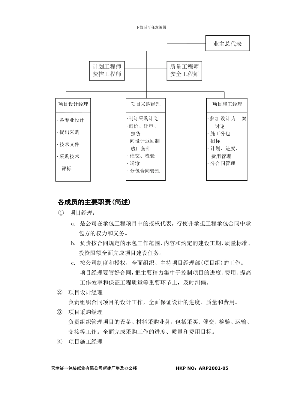 钢结构项目组织施工方案_第3页