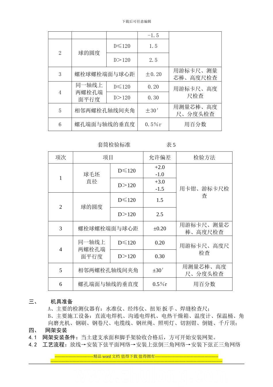 钢网架安装施工工艺_第2页