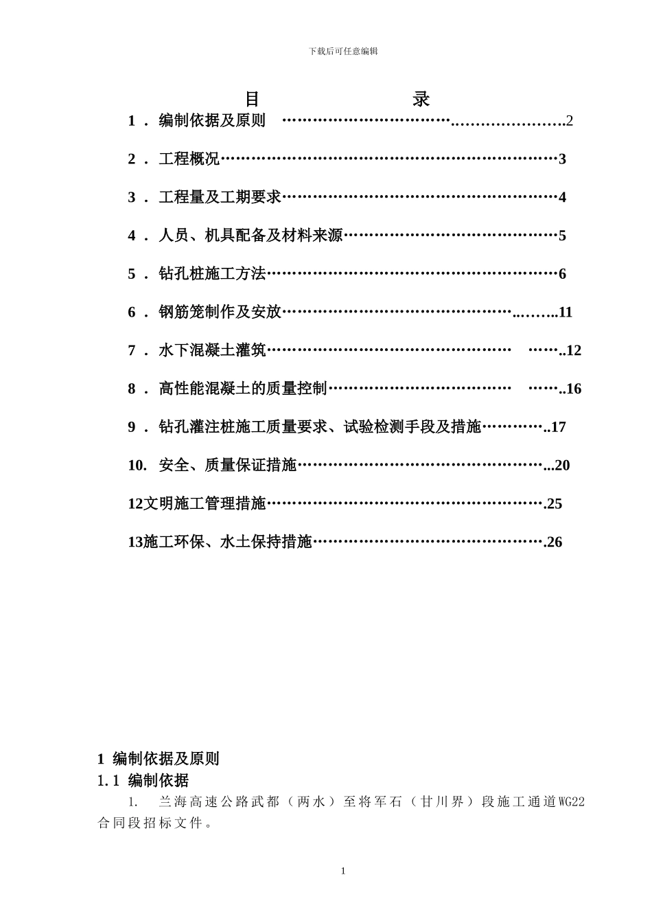 钻孔桩专项施工方案_第1页