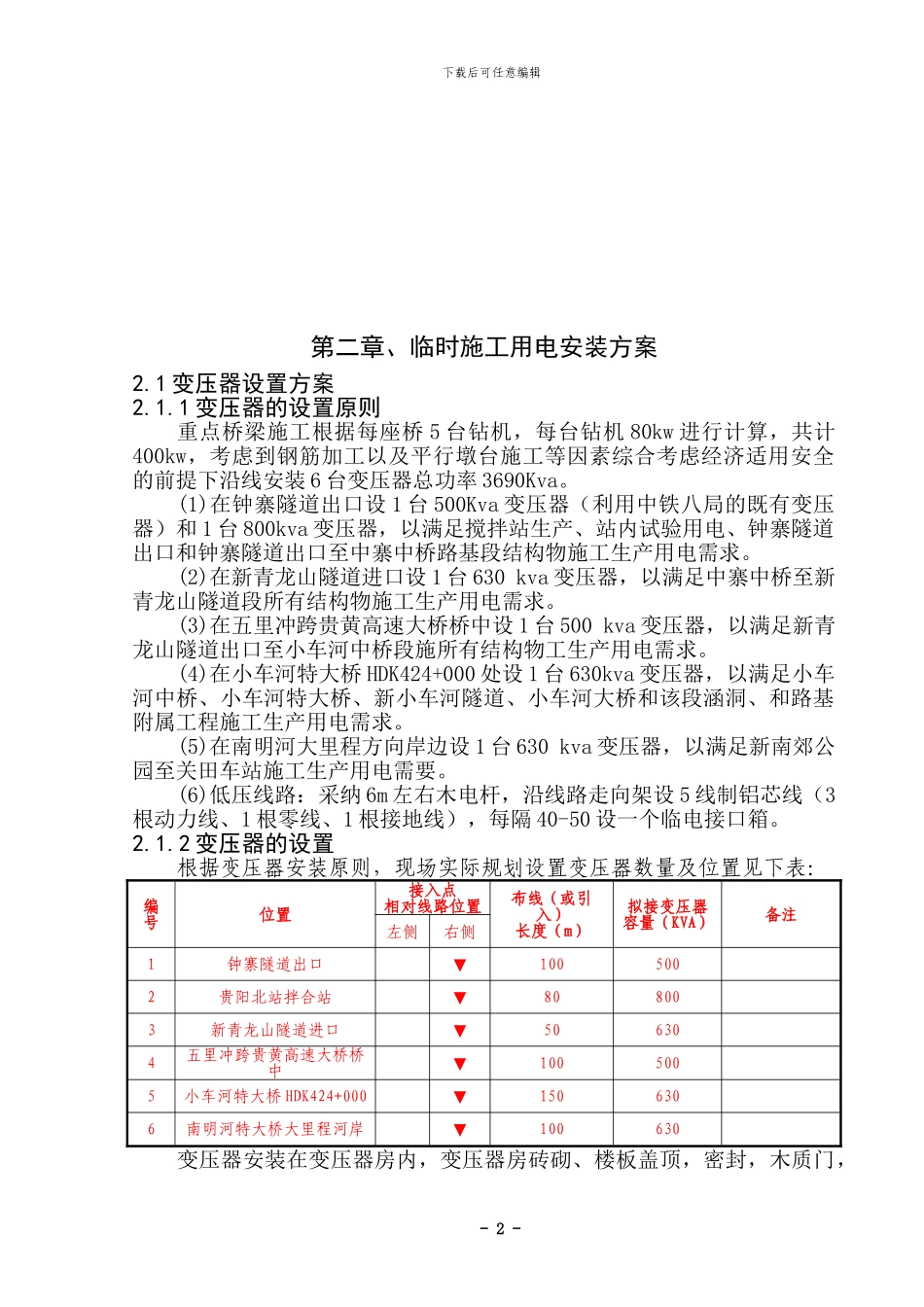 铁路施工临时用电方案_第2页